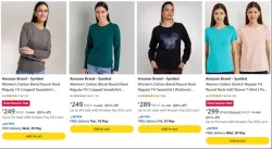 Amazon Brand-Symbol womens tshirts upto 70% discount 
