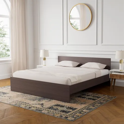 Image of Amazon Brand - Solimo Medusa Engineered Wood King Bed