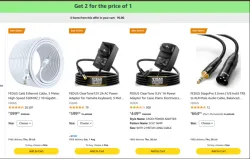 Amazon Offer : Get 2 For The Price of 1 on electronics & computer appliances 
