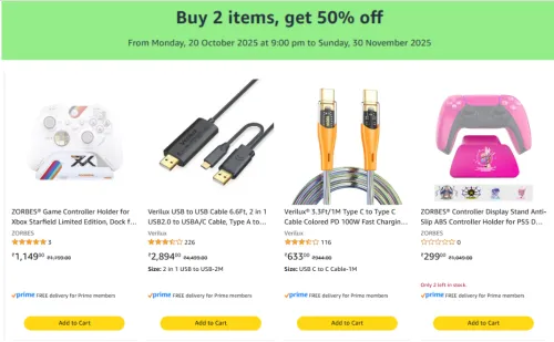 Image of Amazon Offer : Buy 2 Items & Get 50% Extra Discount