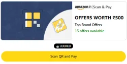 Amazon Offer: Daily Scratch Card on Scan & Pay UPI Payments