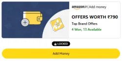Amazon Offer: Daily Scratch Card on Add Money Transactions