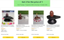 Amazon Offer: Get 2 Price Of 1 On Art Shivling