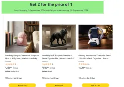 Amazon Offer: Home decor Products Get 2 for the Price Of 1