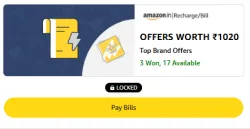 Amazon Offer : Scratch Card Reward on Recharge or Bill Payment