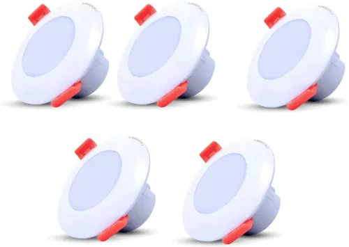 Image of ambert 3 watt led ceiling light pack of -5