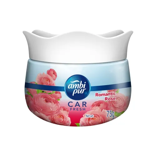 Image of Ambi Pur Car Freshener Gel Romantic Rose, 75 g