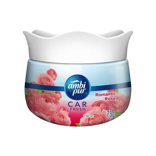 Image of Ambi Pur Car Freshener Gel, Romantic Rose, 75 g