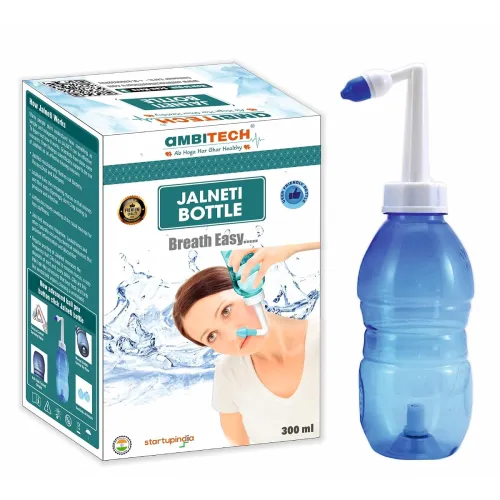 Image of AmbiTech Jal Neti Pot Bottle for Sinus congestion, Nasal-wash