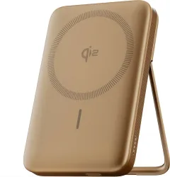 Ambrane 10000 mAh 22 W Power Bank (Golden, Lithium Polymer, for Mobile)