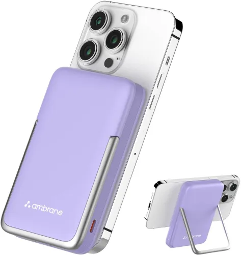 Image of Ambrane 10000 mAh 22.5 W Wireless With MagSafe Power Bank 