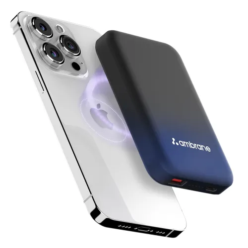 Image of Ambrane 10000mAh MagSafe Power Bank