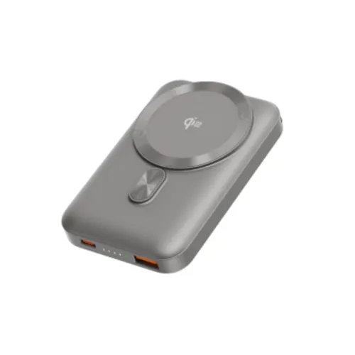 Image of Ambrane [New & Faster] Qi2 & MagSafe Wireless 10000mAh Powerbank, Improved 15W Faster Wireless Charging, 22.5W Wired Out
