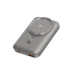 Ambrane [New & Faster] Qi2 & MagSafe Wireless 10000mAh Powerbank, Improved 15W Faster Wireless Charging, 22.5W Wired Out