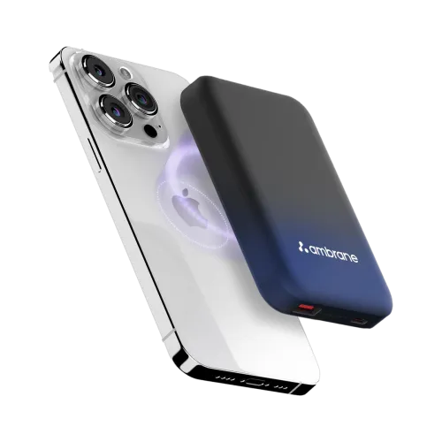 Image of Ambrane 10000mAh 22.5W MagSafe Wireless Power Bank
