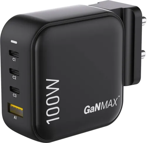Image of Ambrane 100 W GaN 5 A Wall Charger 