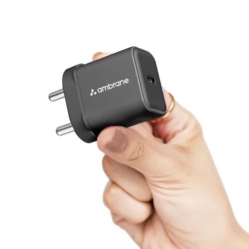 Image of Ambrane 20W Fast Charger Adapter for iPhone 17