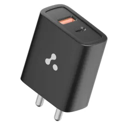 Ambrane 33W USB & Type-C Dual Port Fast Wall Charging Adapter 