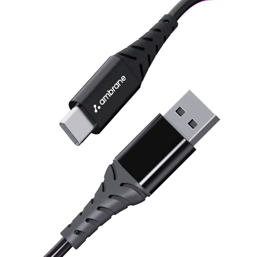 Image of Ambrane 60W Fast Charging Output Type C To Usb Cable with Type-C to USB for Mobile