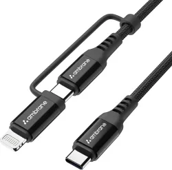 Ambrane A350 2-in-1 3A Charging Cable