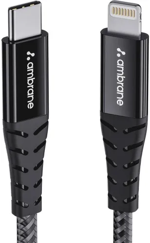 Image of Ambrane ABTL-125 Lightning Charging Cable (1.25m)