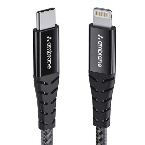 Image of Ambrane ABTL-125 Type-C to Lightning Cable (1.25m)