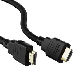 Ambrane HDMI Cable 1.5 m AHDMS-15 (Compatible with Monitor, Black, One Cable, NA)