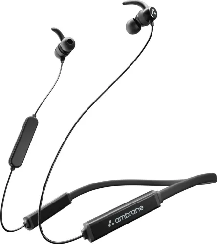 Image of Ambrane BassBand Hyper Bluetooth  (Black, In the Ear)
