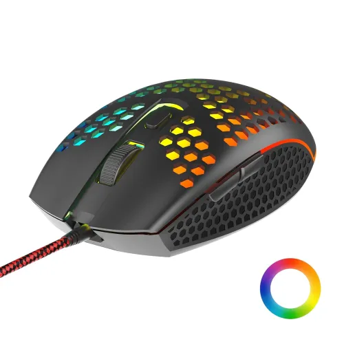 Image of Ambrane Honeycomb Design Wired Gaming Mouse