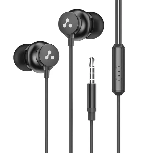 Image of Ambrane Stringz 38 Wired Headphones with Mic