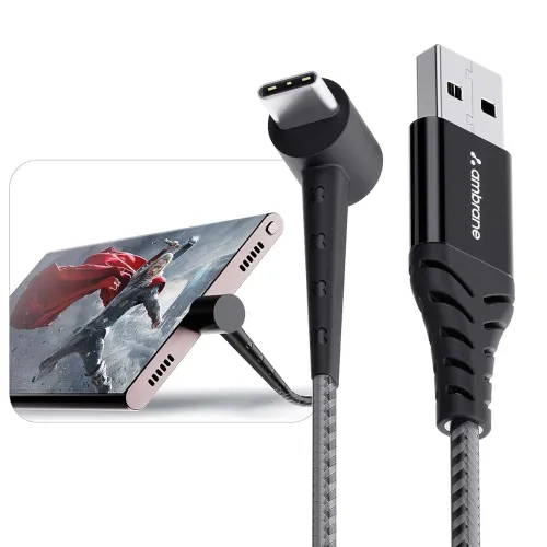 Image of Ambrane Type-C Standing Cable (ABSC-15 Black)