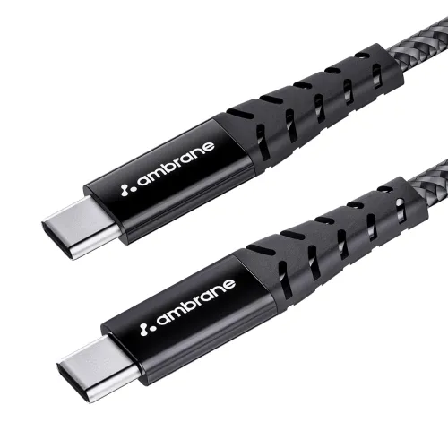 Image of Ambrane Unbreakable 60W Fast Charging 1.5M Cable