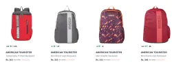 American Tourister Backpacks Backpack starting @ ₹303