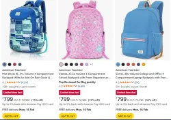 American tourister bags upto 70% off