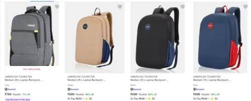 Image of American Tourister Laptop Bags starting @ ₹799