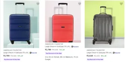 American Tourister Large Suitcases upto 78% Discount