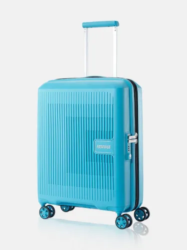 Image of AMERICAN TOURISTER Small Cabin Suitcase (55 cm) 8 Wheels - Aerostep - Teal