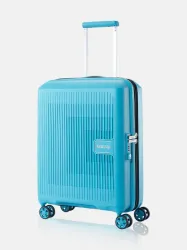 AMERICAN TOURISTER Small Cabin Suitcase (55 cm) 8 Wheels - Aerostep - Teal