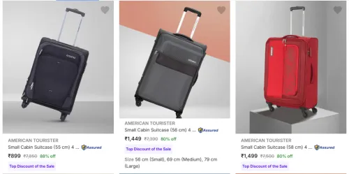 Image of American Tourister Suitcases (SO1) upto 88% Discount
