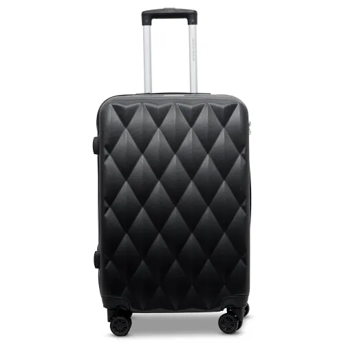 Image of AMERICAN TRAVELLER TourisDiamon Trolley Bag Set of 3 Durable ABS Hard Shell Luggage 