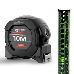 amiciTools 10m Dual-Unit Measuring Tape with Auto-Lock & Smooth Retraction
