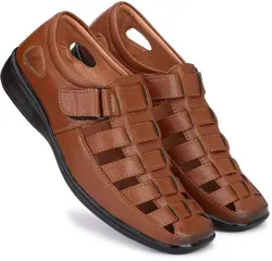 AMICO Men Casual Sandal (Tan , 9)