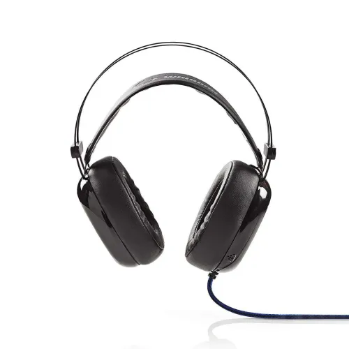 Image of Amigo Nedis Wired Over-Ear Gaming Headset | with Impressive Surround Sound | USB Connector | LED Light | Ultra Bass (Bla