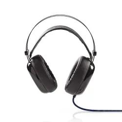 Amigo Nedis Wired Over-Ear Gaming Headset | with Impressive Surround Sound | USB Connector | LED Light | Ultra Bass (Bla