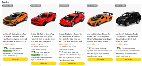 Image of Amisha Gift Gallery Diecast Toy Car UPTO 92% DISCOUNT