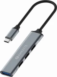 AMKETTE 4-Port USB 3.0 Hub 5Gbps Speed