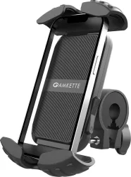 AMKETTE iGrip Secure X Mobile Holder for Bike with One-Press Locking Bike Mobile Holder (Black)