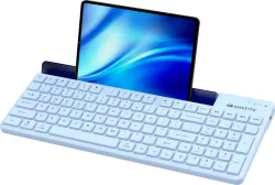 AMKETTE Optimus 2 4-in-1 Multi Device Type-C Rechargeable Keyboard Blue