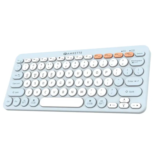 Image of Amkette Optimus BT 4-in-1 Multi-Device Keyboard (Blue)