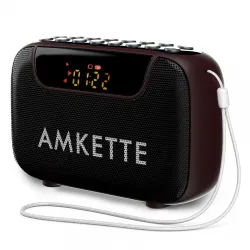 Amkette Pocket Blast 5 in 1 FM Radio with Bluetooth, Powerful Sound